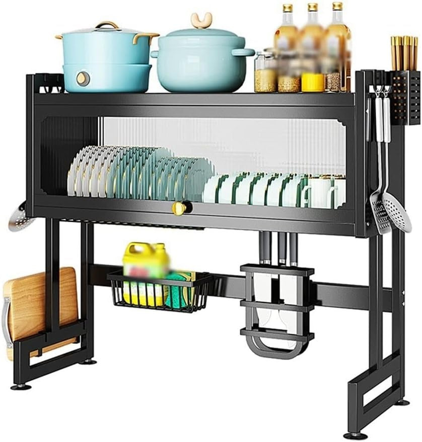 Kitchen Sink Shelf With Cabinet Door