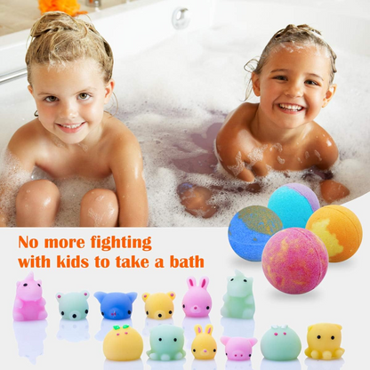 Bath Bombs for Kids with Toys