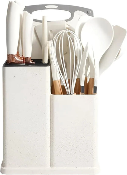 Knife & Utensil Set with Stand